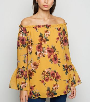 chiffon bardot top