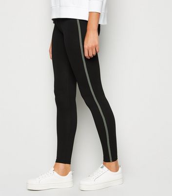 new look stripe leggings