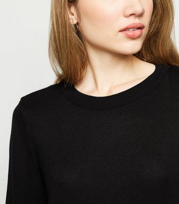 longline fine knit jumper