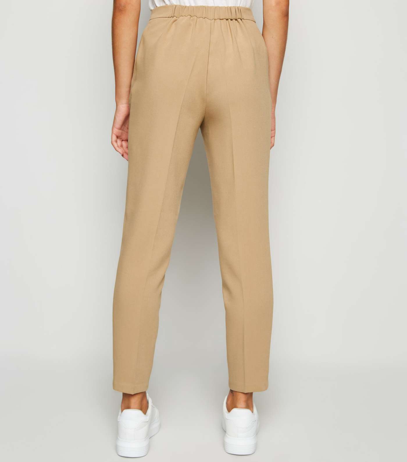 Camel Tapered Trousers Image 3