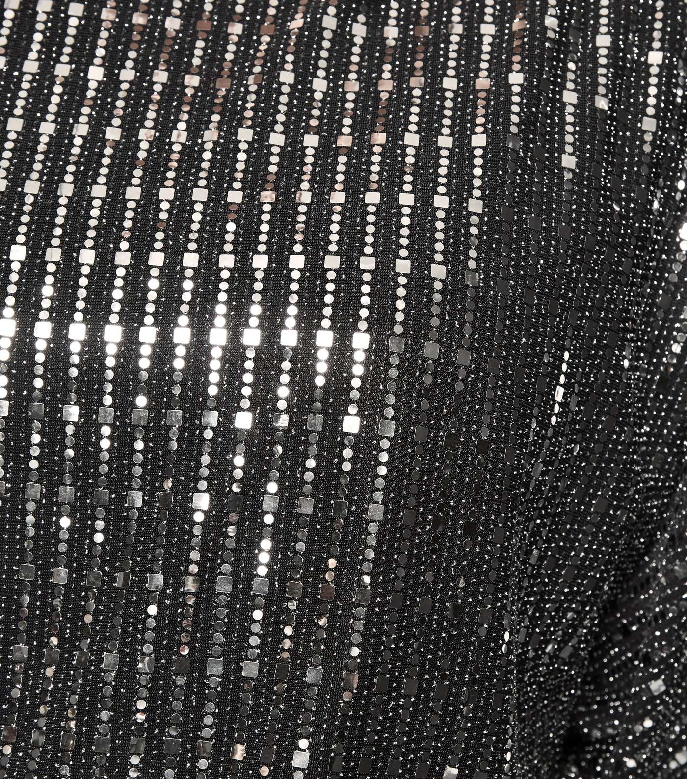 Black Sequin Culotte Jumpsuit Image 5