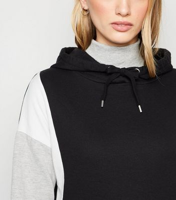 colour block hoodie womens