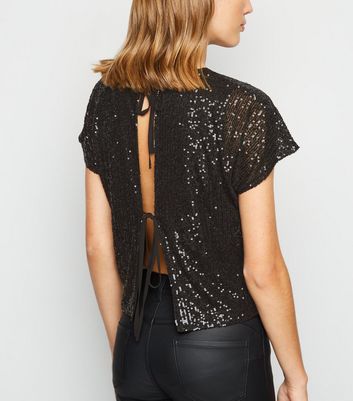 new look sequin tops