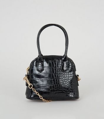 Mini Sac Sac Bowling Croco Sac Bowling Jaune Zara Store