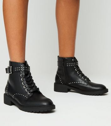 new look studded boots
