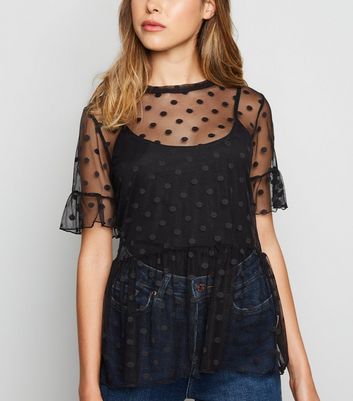 mesh tops new look