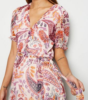 new look paisley dress