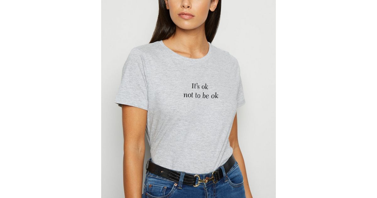 its ok not to be ok t shirt