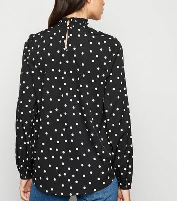 black spot blouse