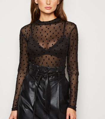 black mesh top outfit