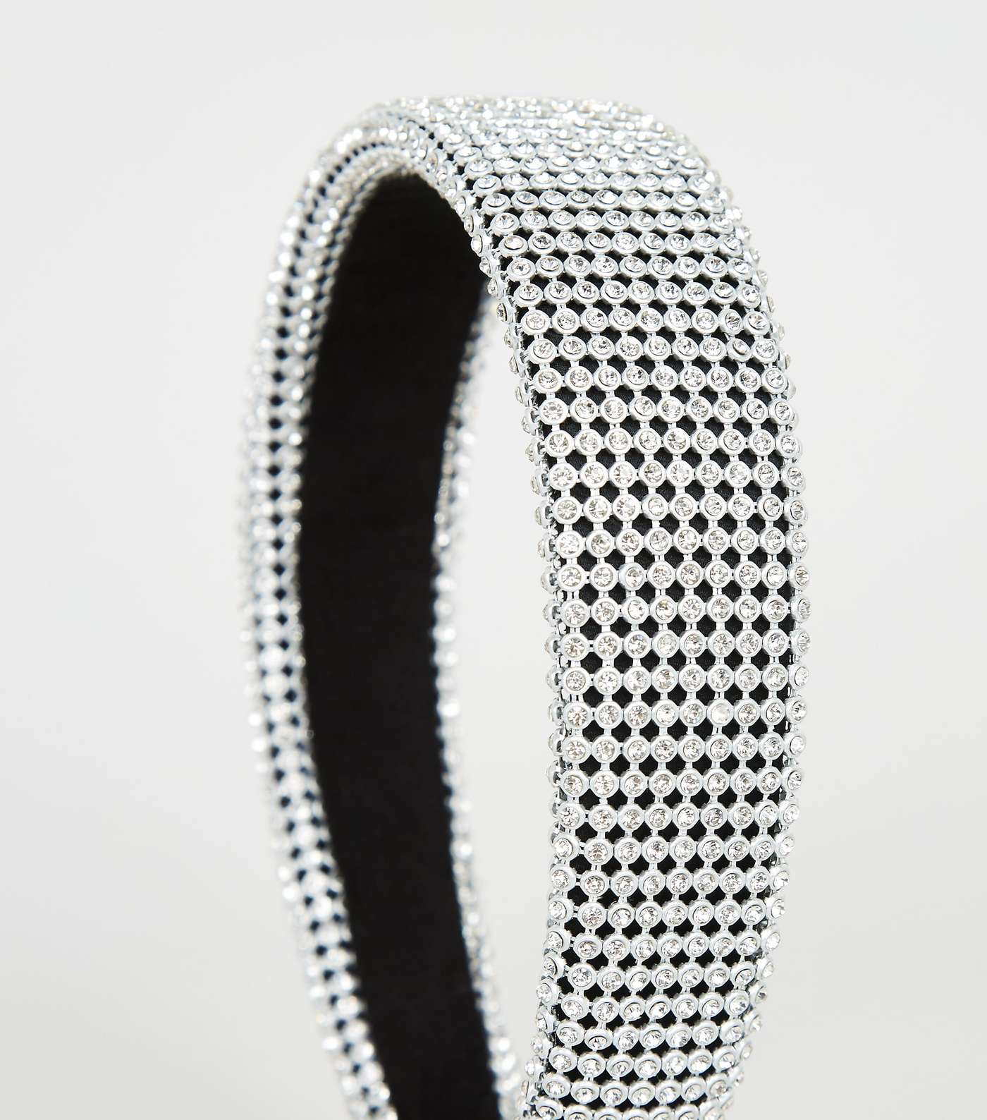 Silver Diamanté Embellished Headband Image 3