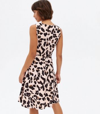 Coast pink leopard print dress best sale