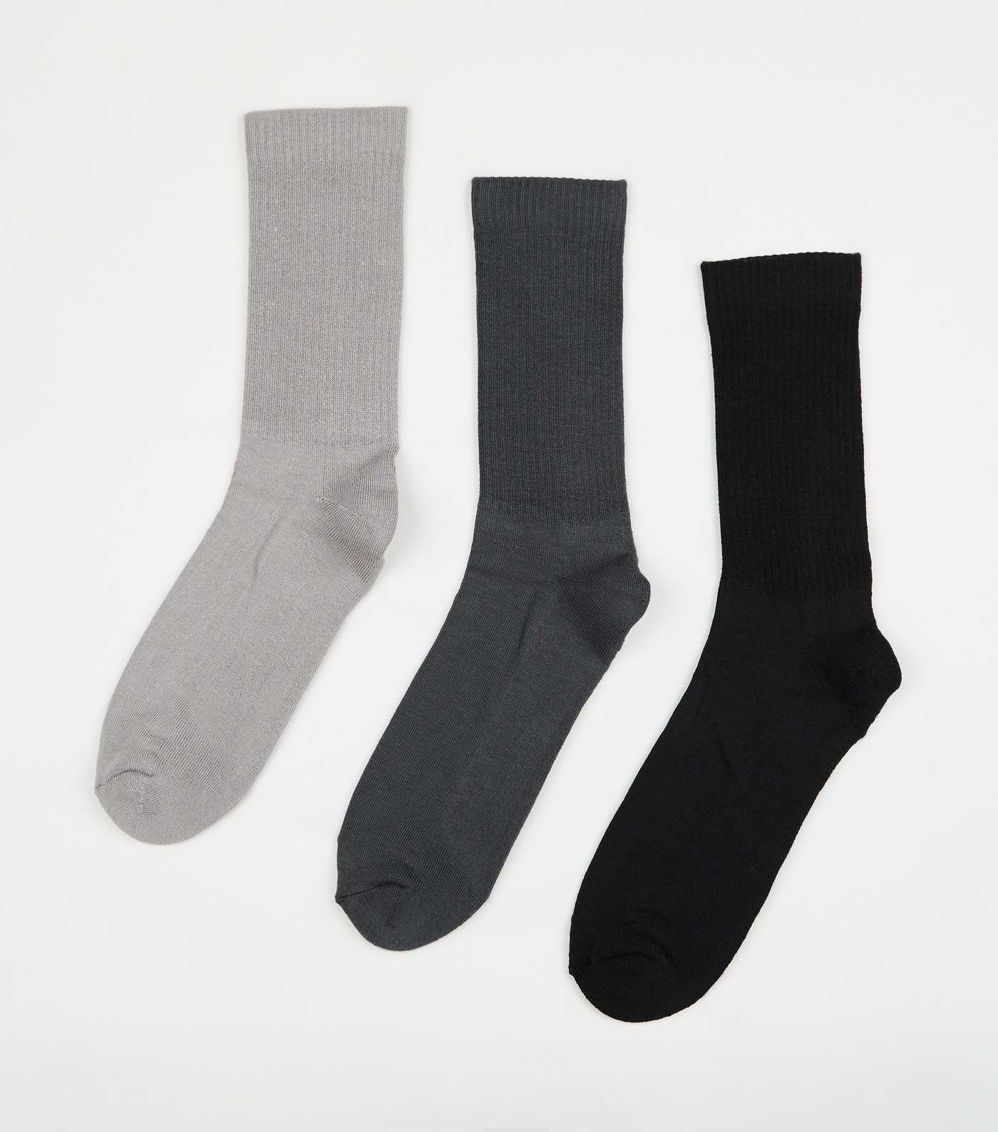 3 Pack Multicoloured Ribbed Socks