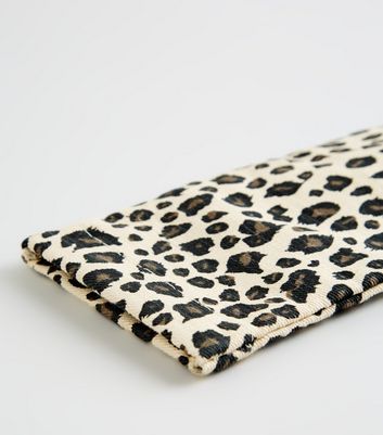 Image of Brown Leopard Print Sunglasses Case New Look