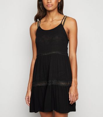 Crochet panel dress hotsell