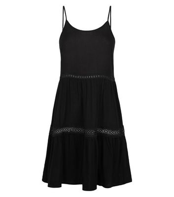 new look white crochet dress