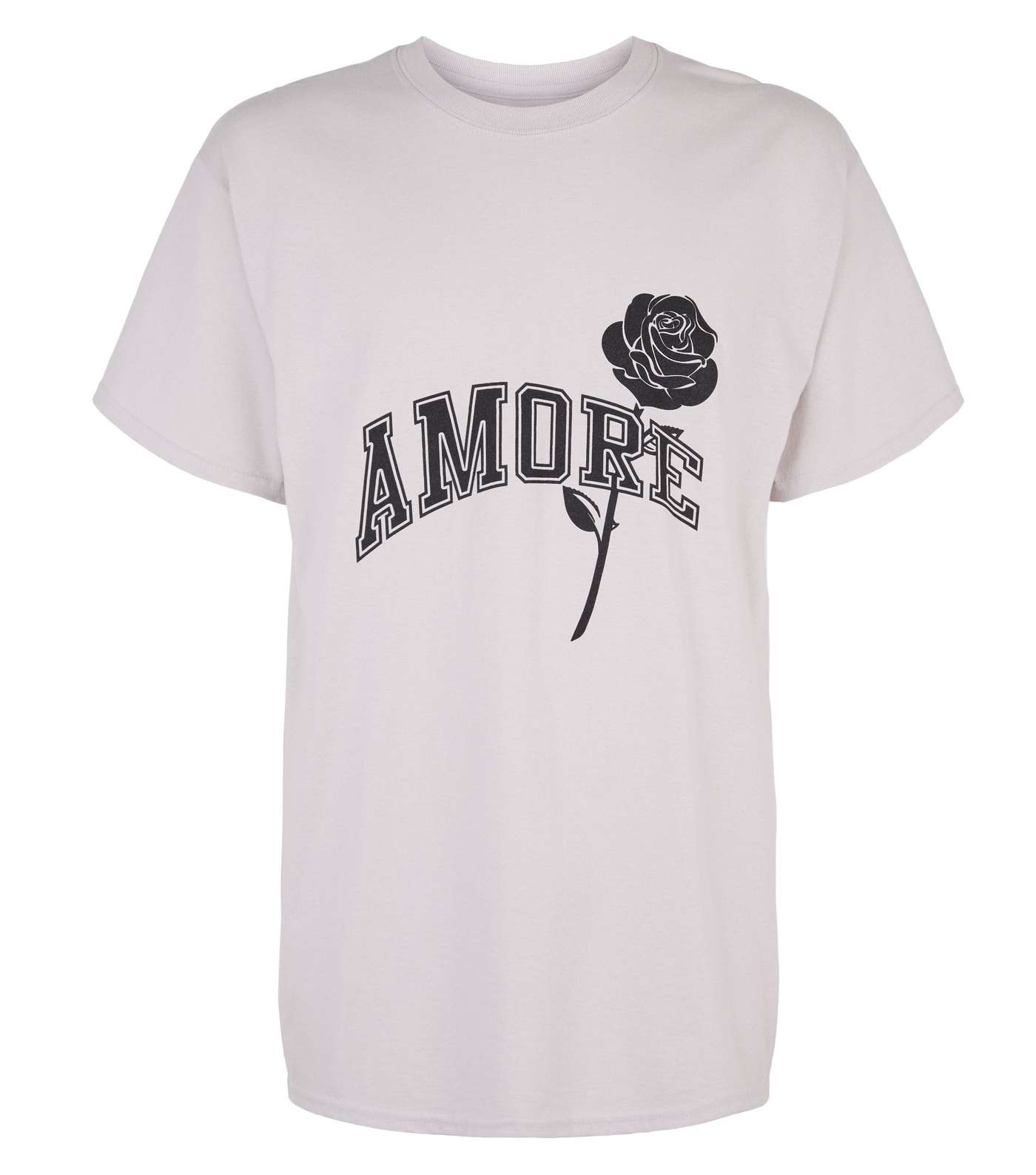 Stone Rose Amore Slogan T-Shirt Image 4