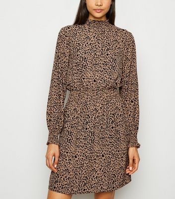 new look leopard print dress