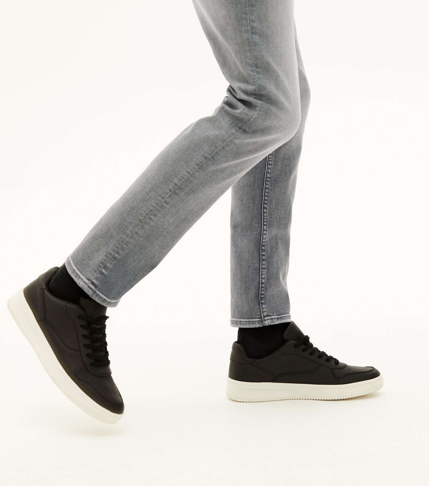 Pale Grey Slim Stretch Jeans Image 3