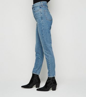 high waist slim leg women's jeans