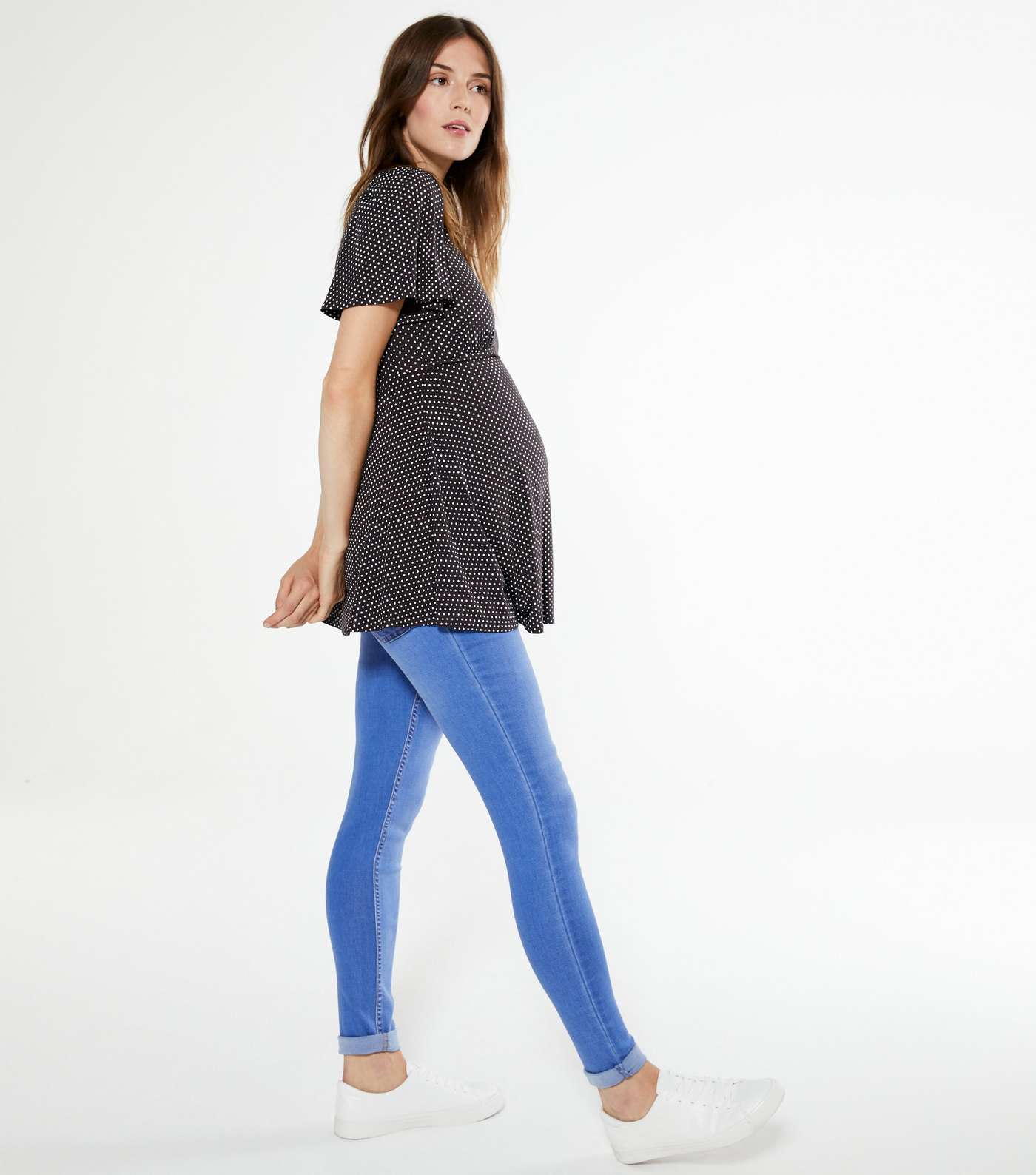 Maternity Bright Blue 'Lift & Shape' Emilee Jeggings