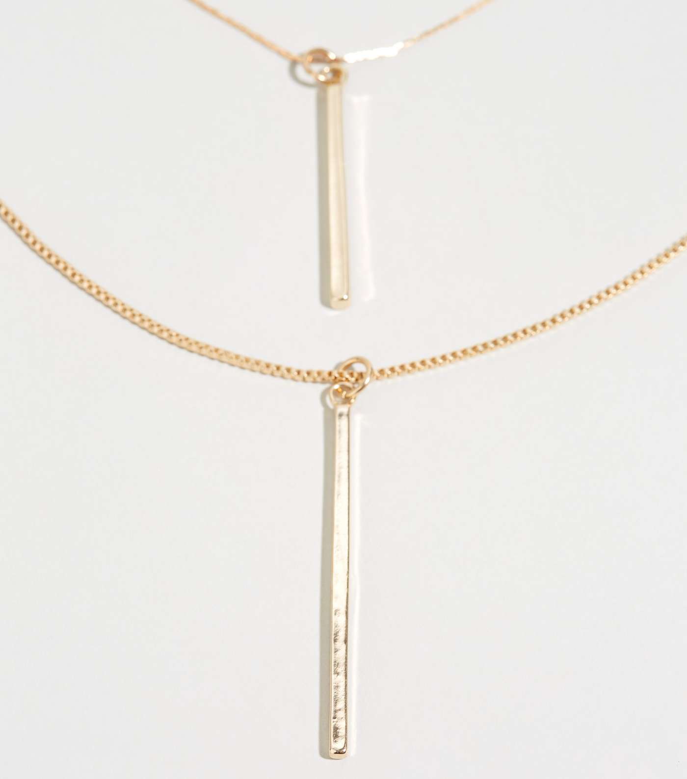 Gold Layered Pendant Necklace Image 3