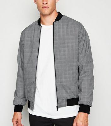 new look mens black bomber jacket