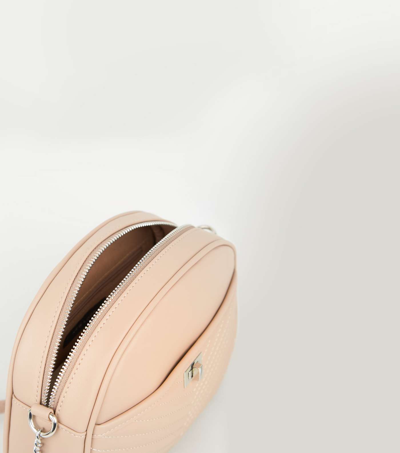 Pink Quilted Shoulder Bag Image 4