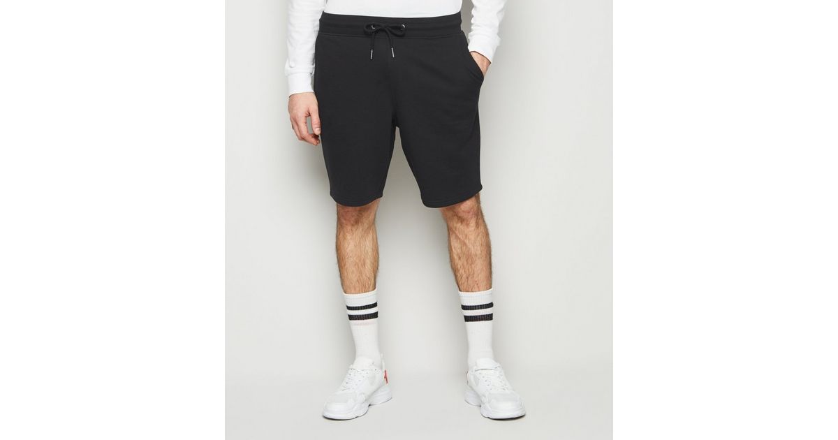 Black Jersey Shorts New Look