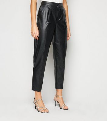 leather coated trousers