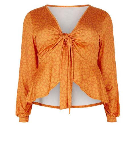 Orange Tops | Coral, Neon Orange & Burnt Orange Tops | New Look