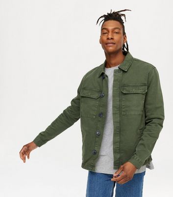 mens khaki anorak