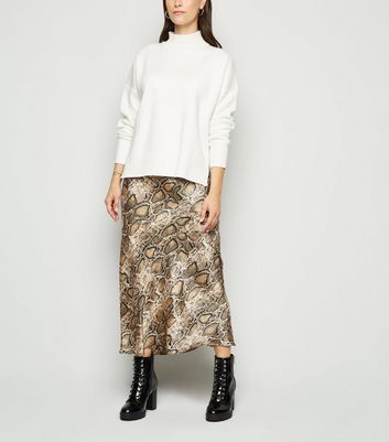 New look snake print skirt Clearance