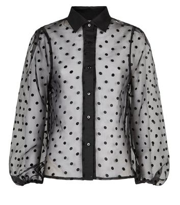 black spot blouse