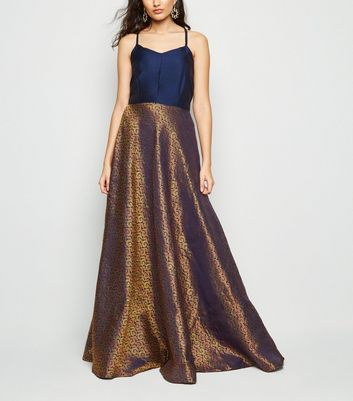 kallie jacquard maxi dress
