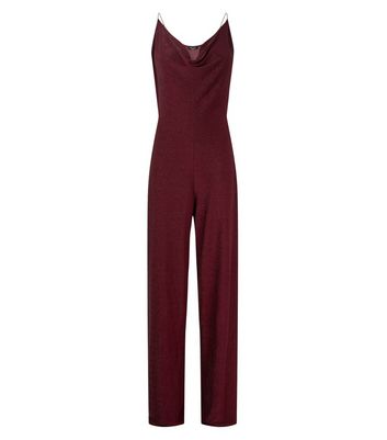 burgundy red jumpsuit