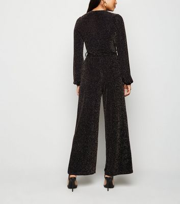 Combi-pantalon à paillettes noir - 141032899A08 | Pimkie