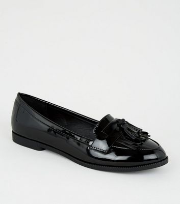 patent tassel loafers mens