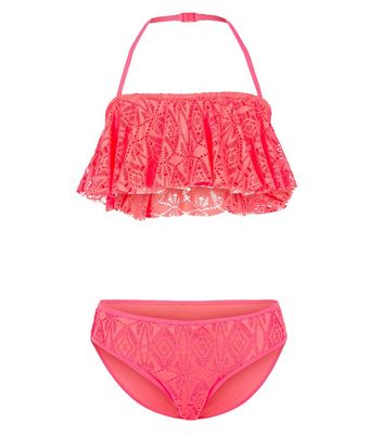 girls frill bikini