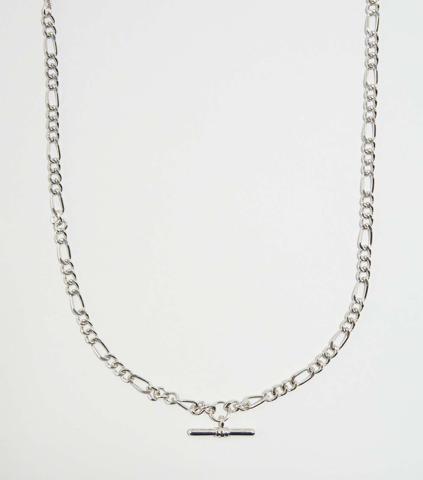 Silver Bar Chain Necklace