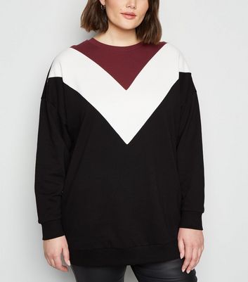 colour block sweatshirt womens