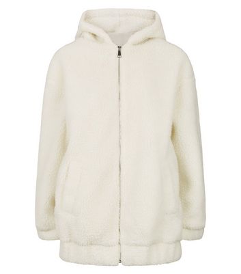 cream hooded jacket