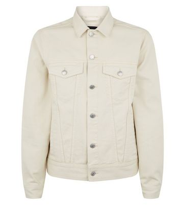 principles white denim jacket