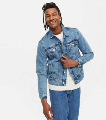 Mens short hotsell denim jacket