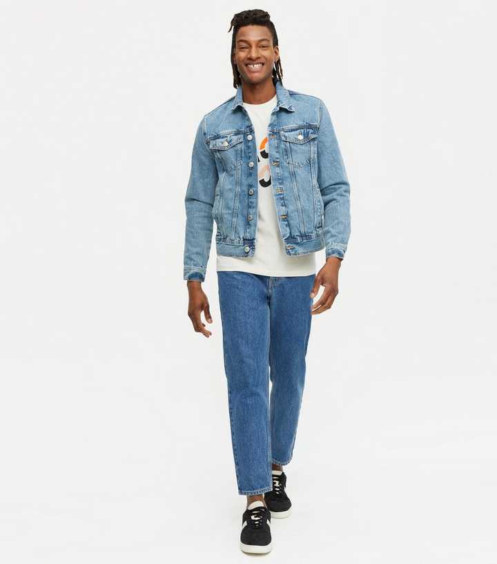 N-Mazie Jacket Blue Unwashed