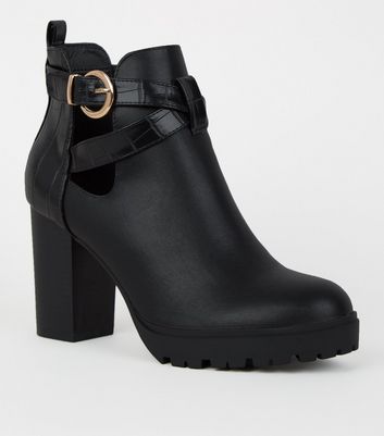 new look heel boots