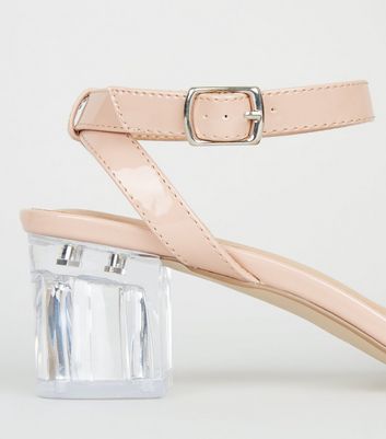 new look clear heels