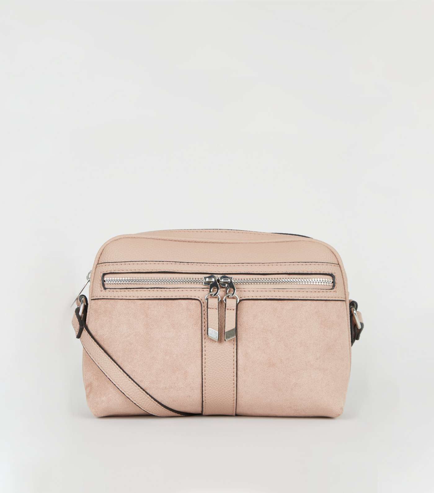 Pale Pink Double Zip Camera Bag