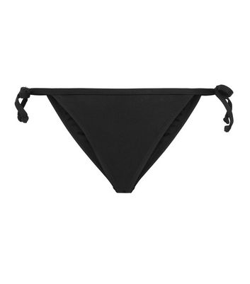 black tie side bikini bottoms