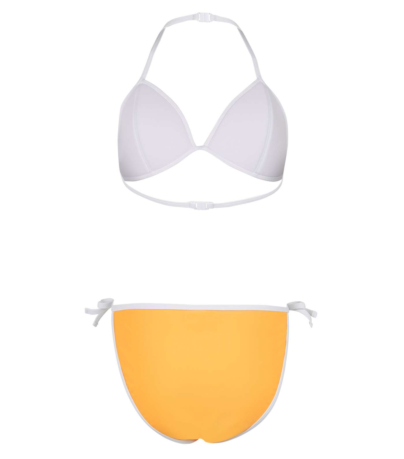 Girls Yellow Scuba Bikini Set Image 2